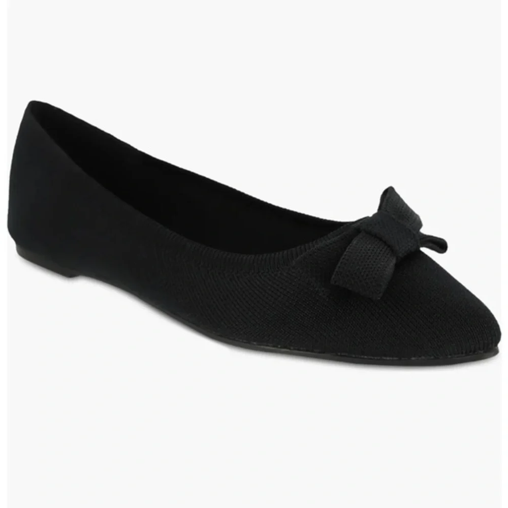 MIA Women's Jinnie size 7.5 Black Ballet Flats